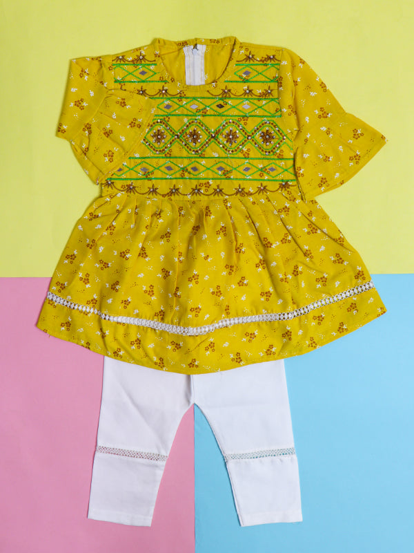 GS38 RZ Girls Suit 1.5Yrs - 4Yrs Yellow