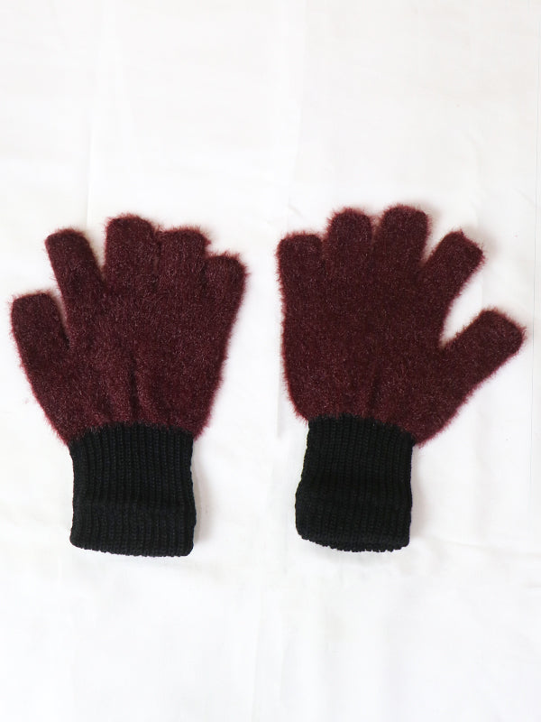 Multicolor Women's Winter Gloves / Girls Winter Gloves / Fingerless Gloves WG02