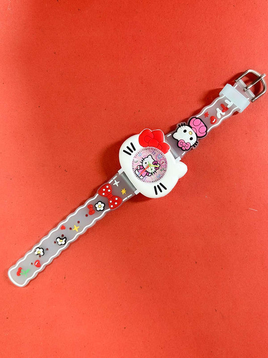 White Wrist Watch For Girls KWW135