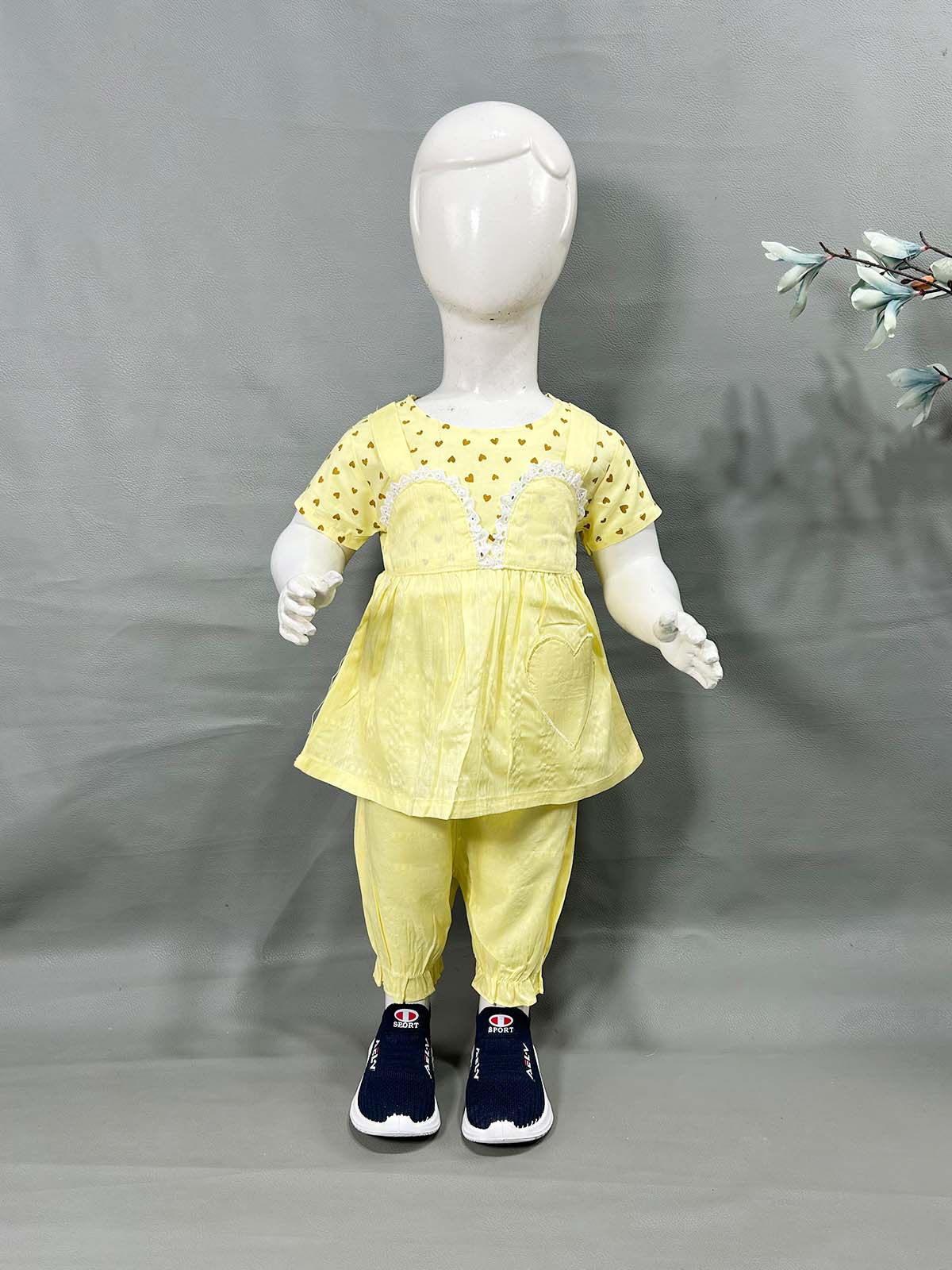 6Mth - 12Mth Yellow Suit For Newborns NBS680