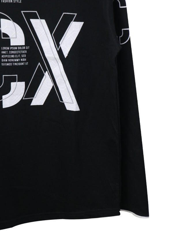 ATT Boys T-Shirt 13 Yrs - 17 Yrs CX Black
