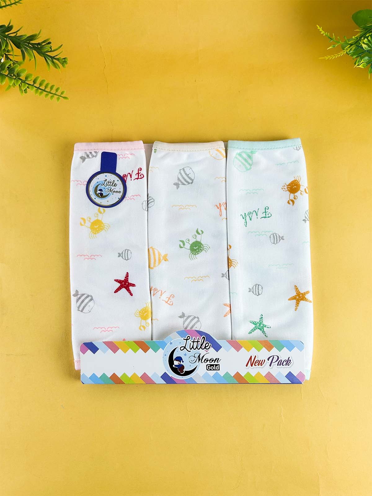 Pack Of 3 Face Towels/Napkins For Newborn D10