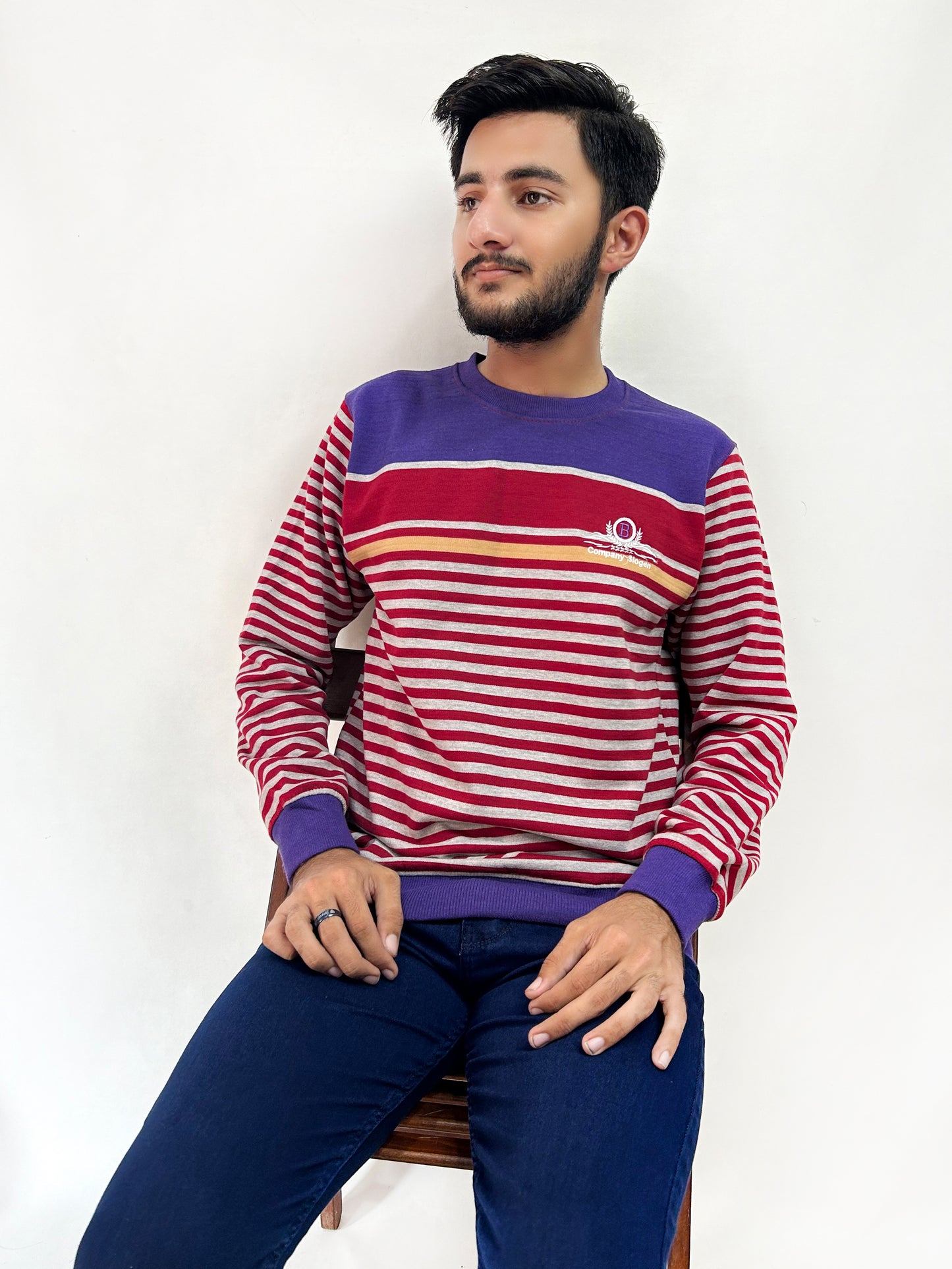 Red Sweatshirt For Men's MSS10