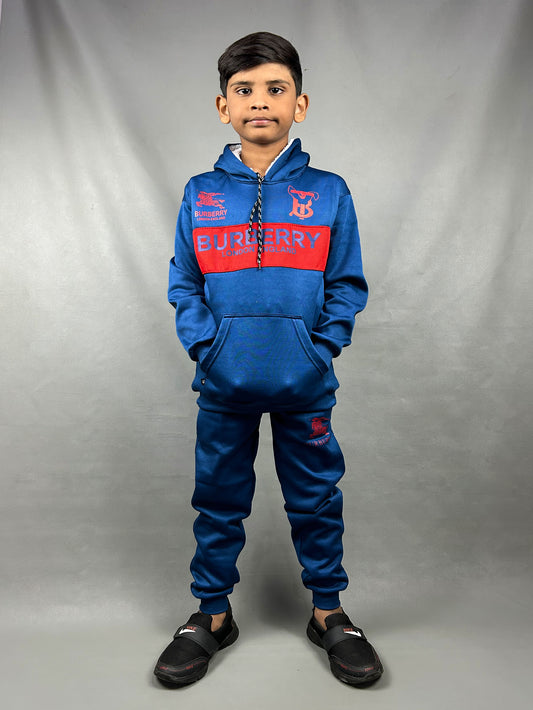 7Yr - 11Yrs Sea Blue Track Suit For Boys AH KTR37