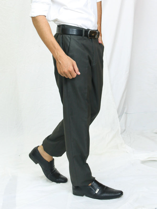 SN Men's Dress Pant Trouser Formal Dark Green