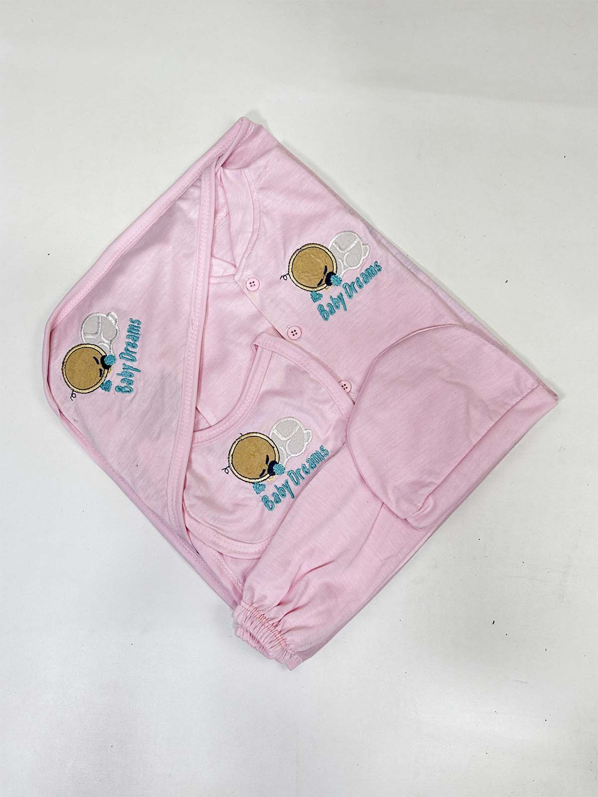 0Mth - 3Mth Pink 5Pcs Gift Set For Newborn HG NBGS240