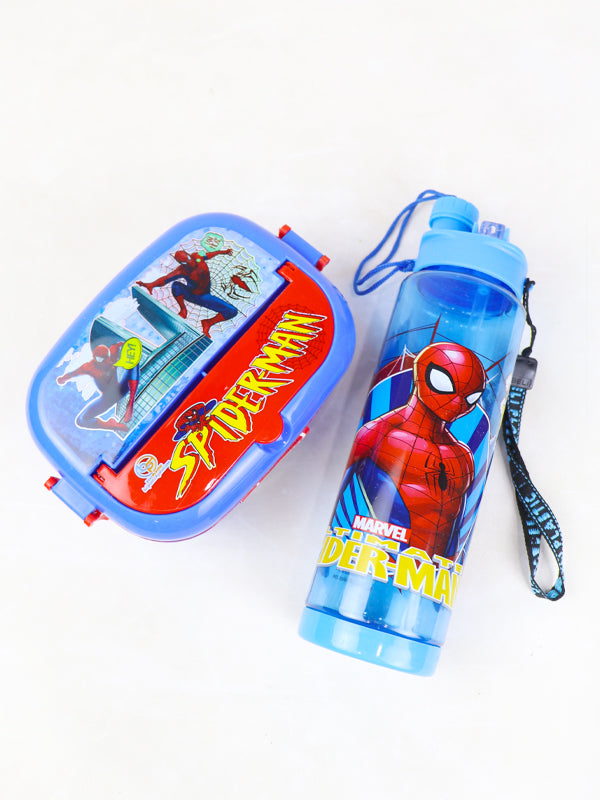 Kids Lunch Box & Water Bottle Spider-Man Gift Box