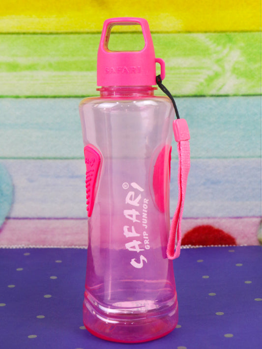 WTB16 Safari Pink Plastic Transparent Water Bottle - 550ML