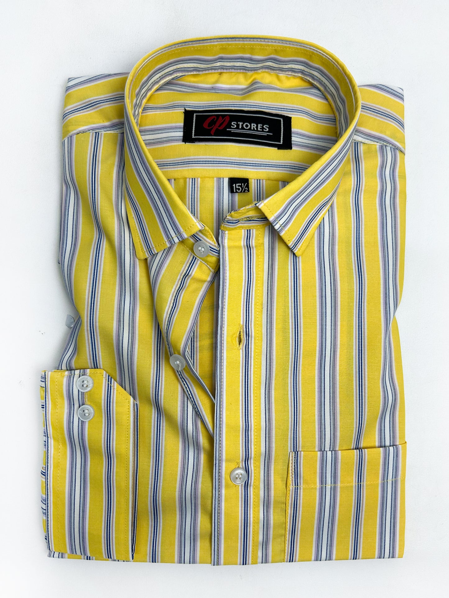 Yellow Formal Dress Shirt For Men AN MFS118