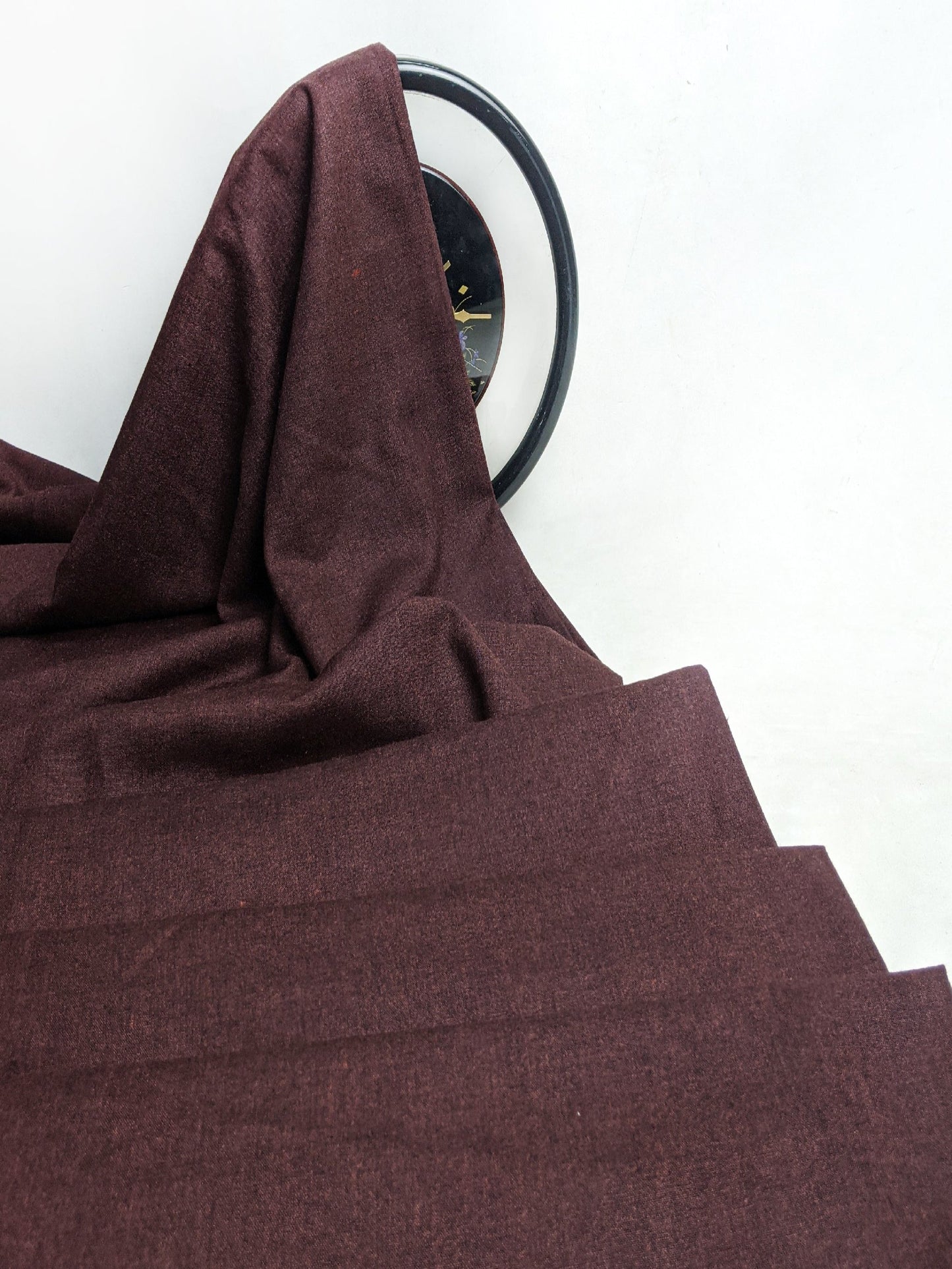 Maroon Woolen Unstitched Kameez Shalwar For Mens MUF27