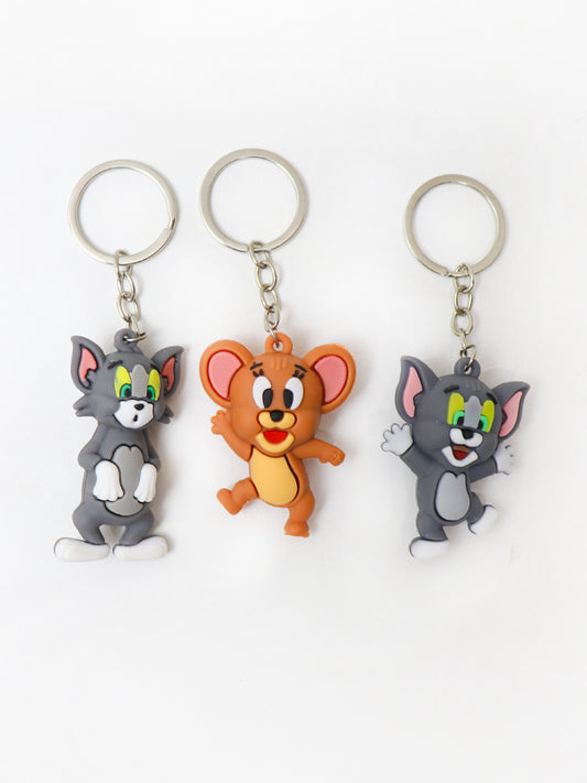 KC04 Tom & Jerry Keychain - Pack of 3