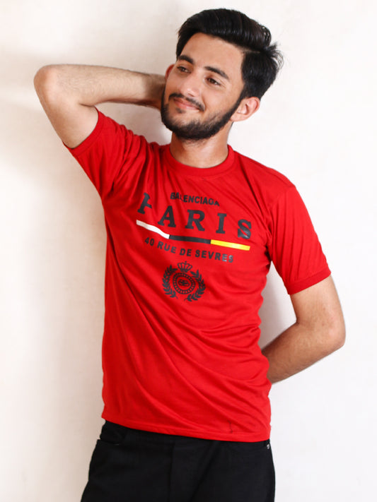 MTS63 AH Men's T-Shirt Paris Red