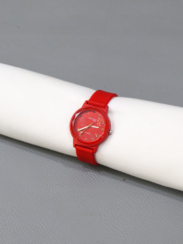 Red Stylish Wrist Watch for Women WW27