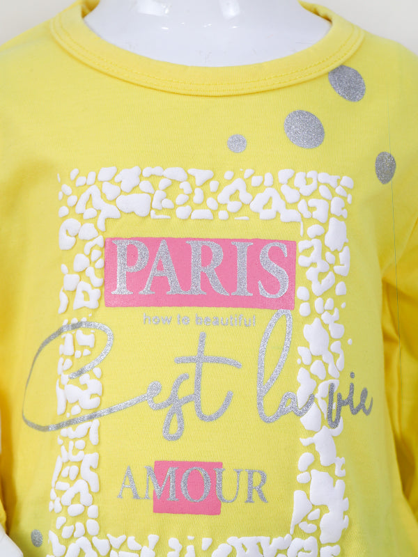GS02 SK Girls Suit 1Yr - 4Yr Paris Yellow