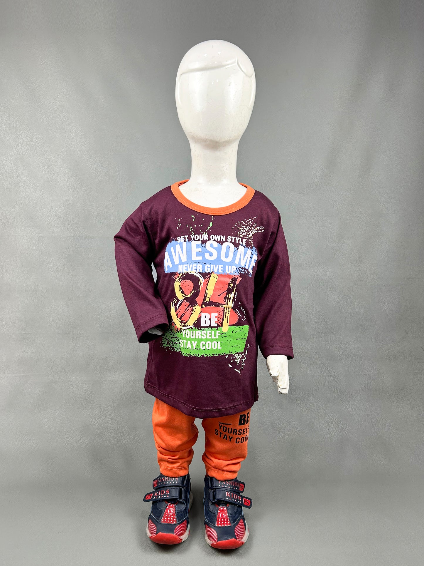 1Yr - 4Yrs Awesom Purple Suit For Kids RG BS111