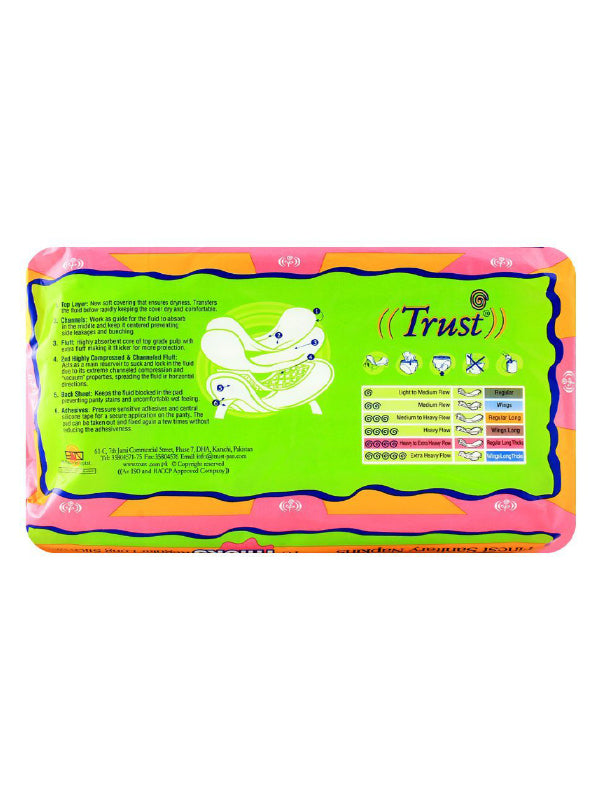 PAD4 Trust Finest 10 Pcs Sanitary Napkins