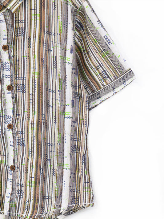 NB Boys Casual Shirt 3Yrs- 13Yrs Printed Vintage Striped