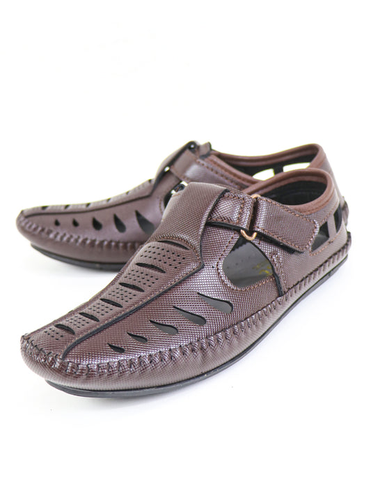 SC Shoes For Men Taupe Brown Design #56-57