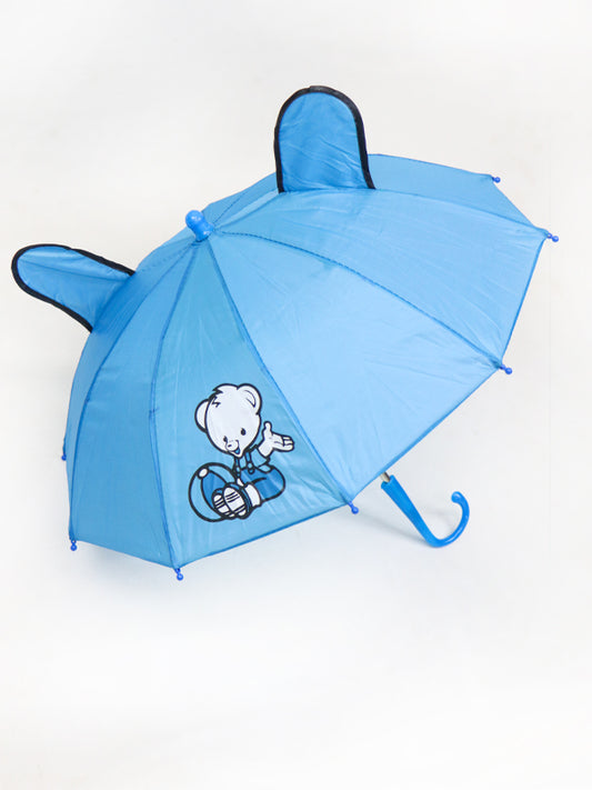 Small Kids Cartoon Umbrella - Blue