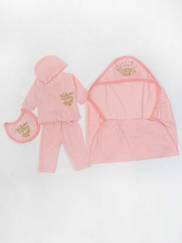 NBGS15 HG Newborn Pack of 5 Gift Set 0Mth - 3Mth Pink
