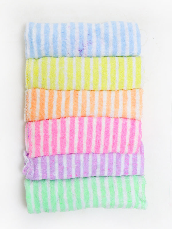 Pack of 6 Newborn Roll Towel Set Multicolor