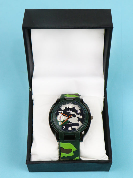 KWW04 Boys Wrist Watch Smart Green Pea