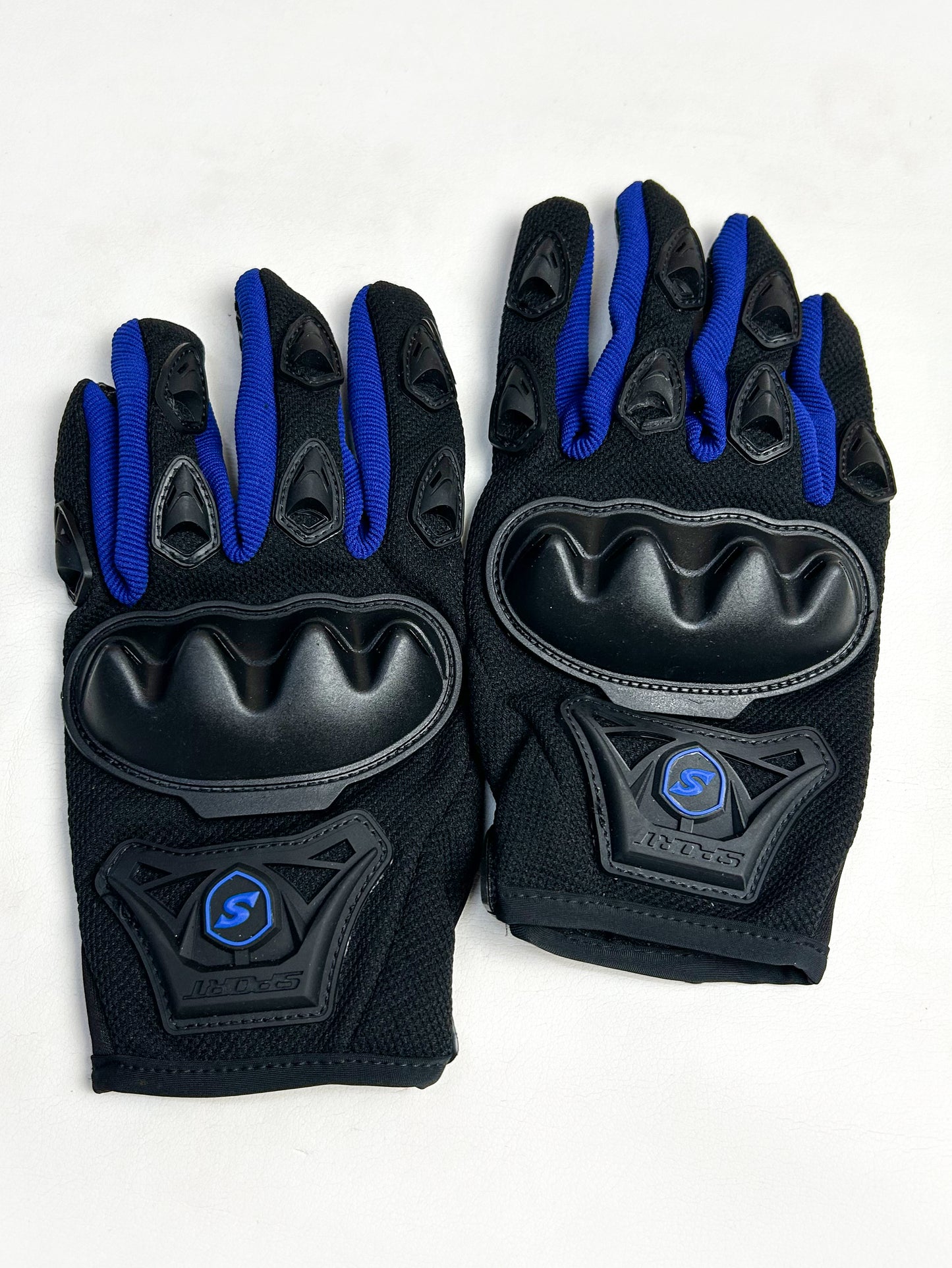 Blue Winter Gloves For Men / Full Finger Gloves / Bike Gloves for Men MG06