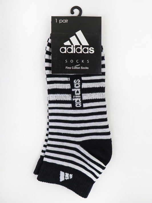 AD - Ankle Socks Striped Black 01