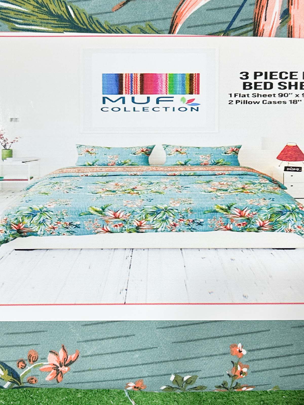 3Pc Double Bed Sheet BS111
