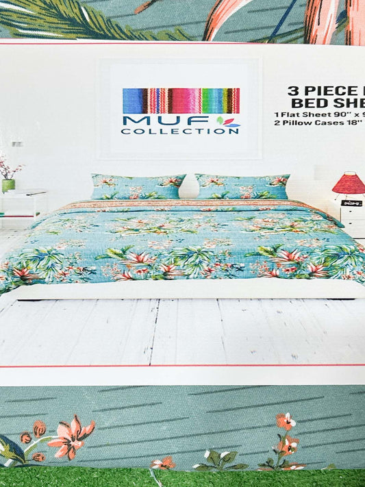 3Pc Double Bed Sheet BS111