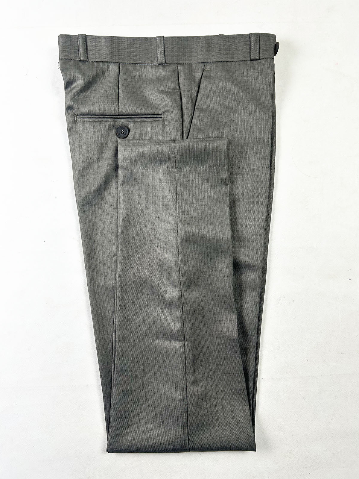 Steel Grey Formal Dress Pant For Men MFP111