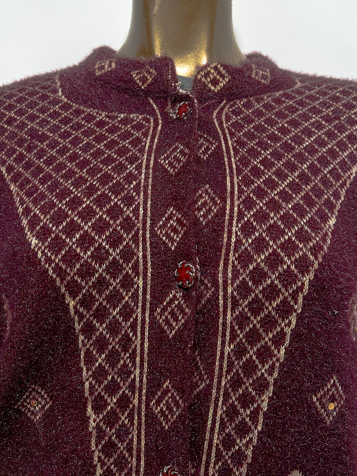 Maroon Full Sleeves Sweater For Women WSW112