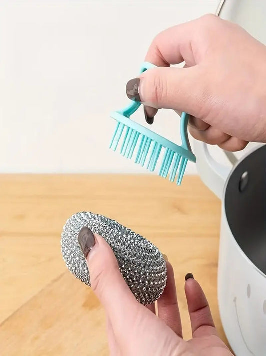 Pack of 2 Dish Scrubber Ball with Plastic D98