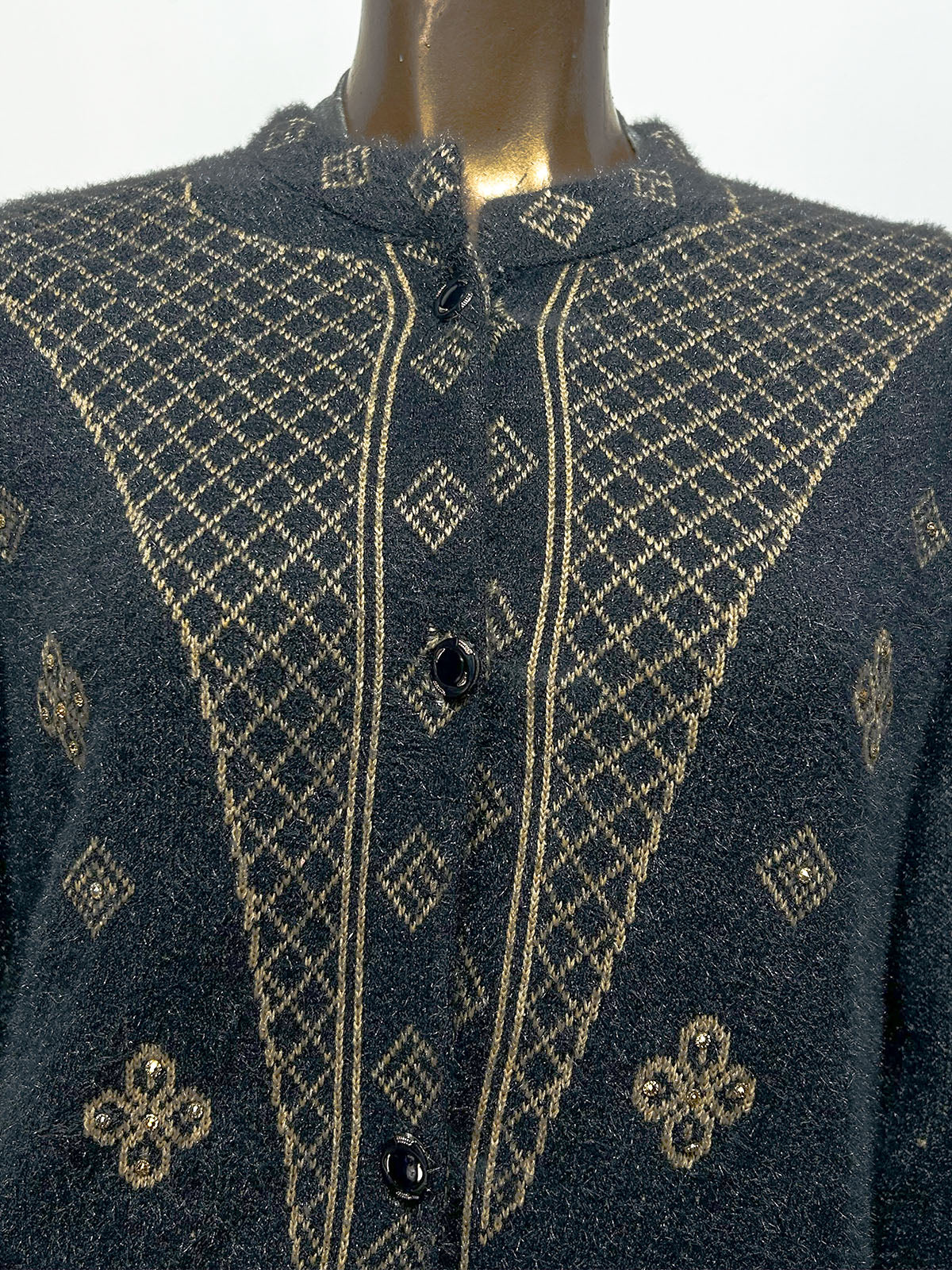Black Full Sleeves Sweater For Women WSW113