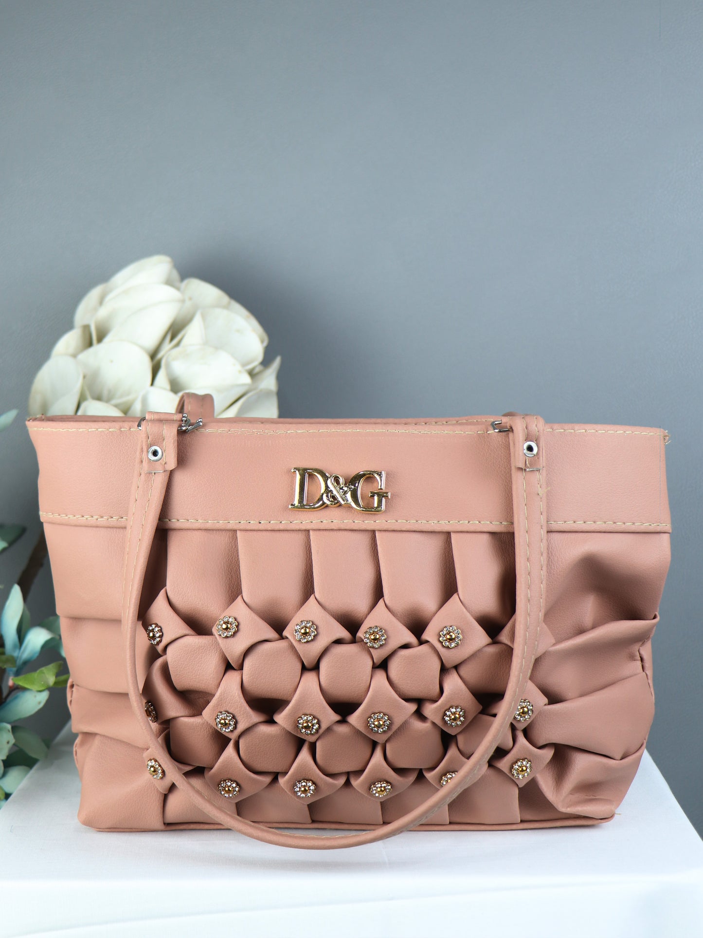 Women's DG Handbag Light Peach