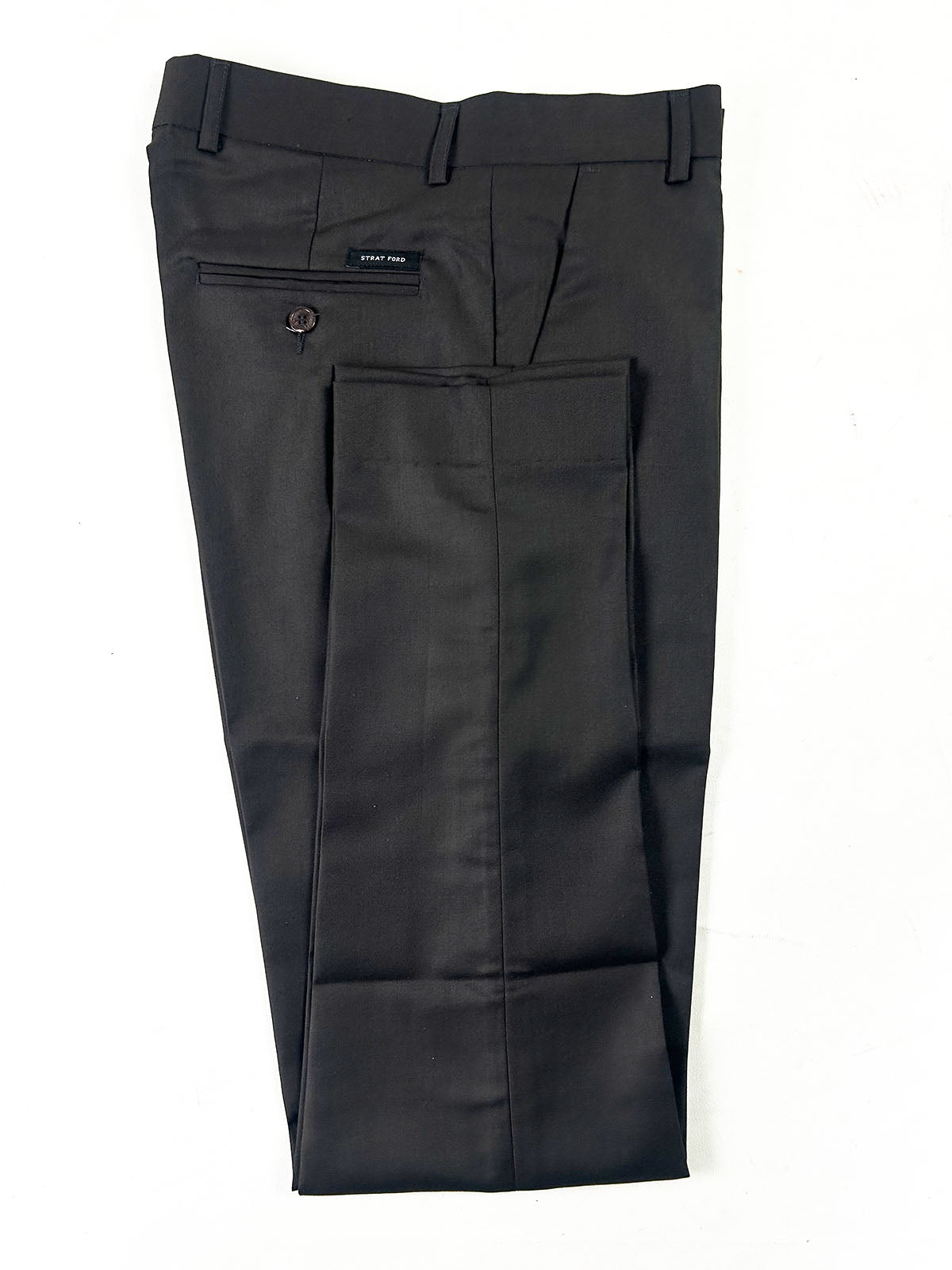 Jet Black Formal Dress Pant For Men MFP114