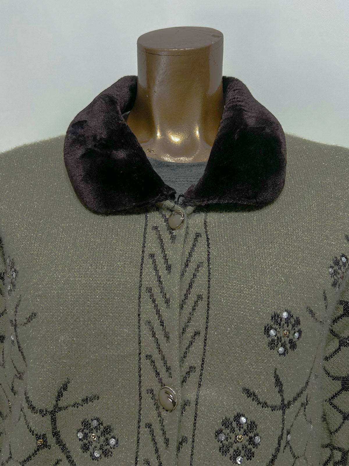 Light Fawn Full Sleeves Sweater For Women WSW117