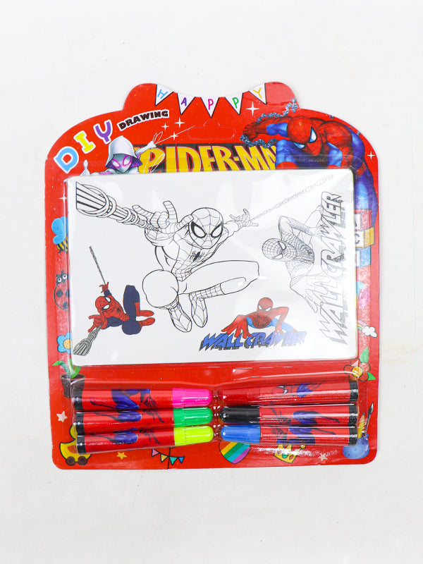 Spiderman DIY Drawing & Coloring Pad for Kids