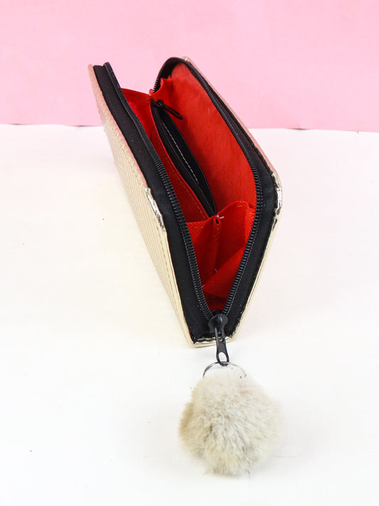 Printed Zipped Wallet for Girls 39