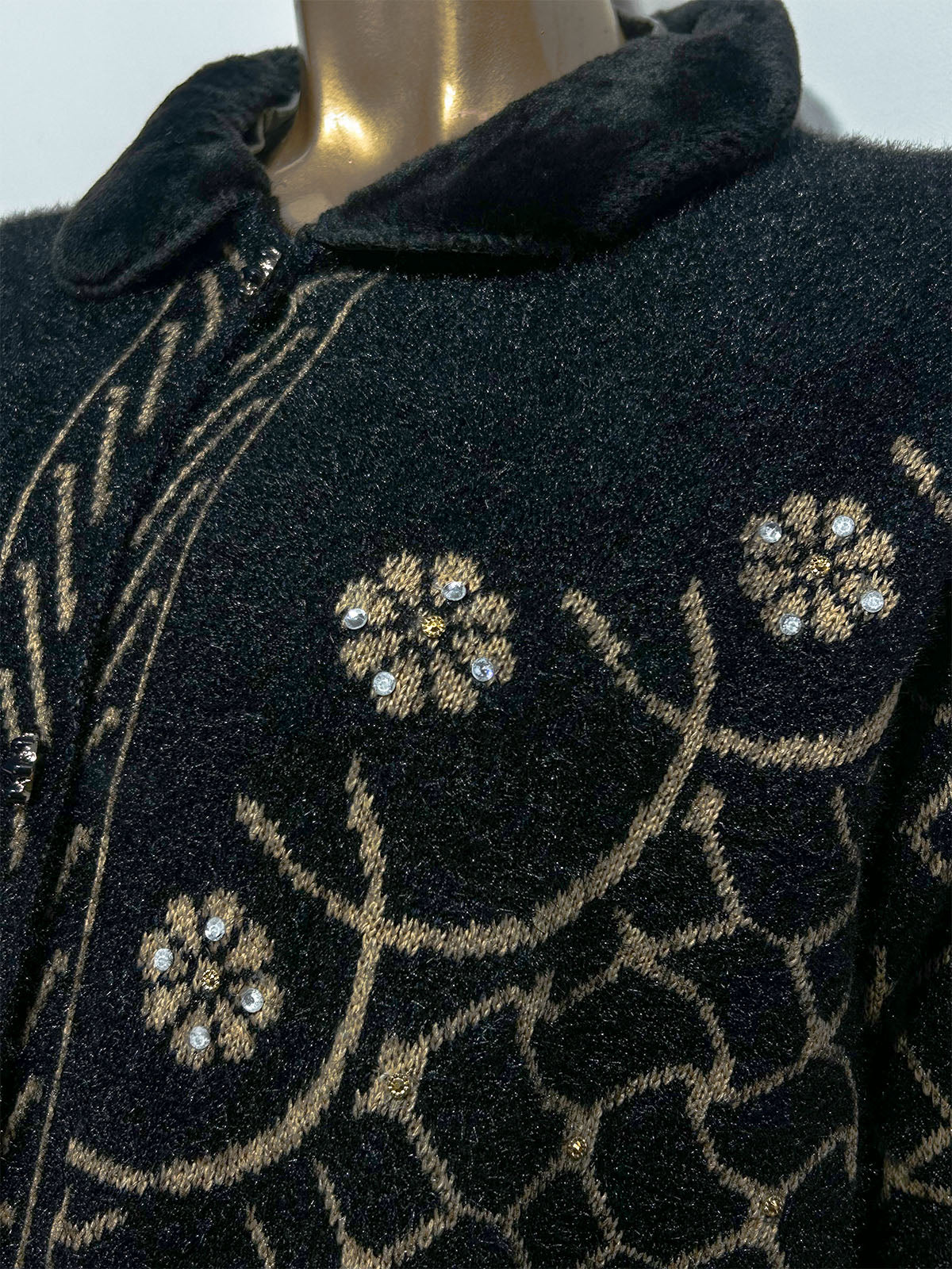 Black Full Sleeves Sweater For Women WSW118