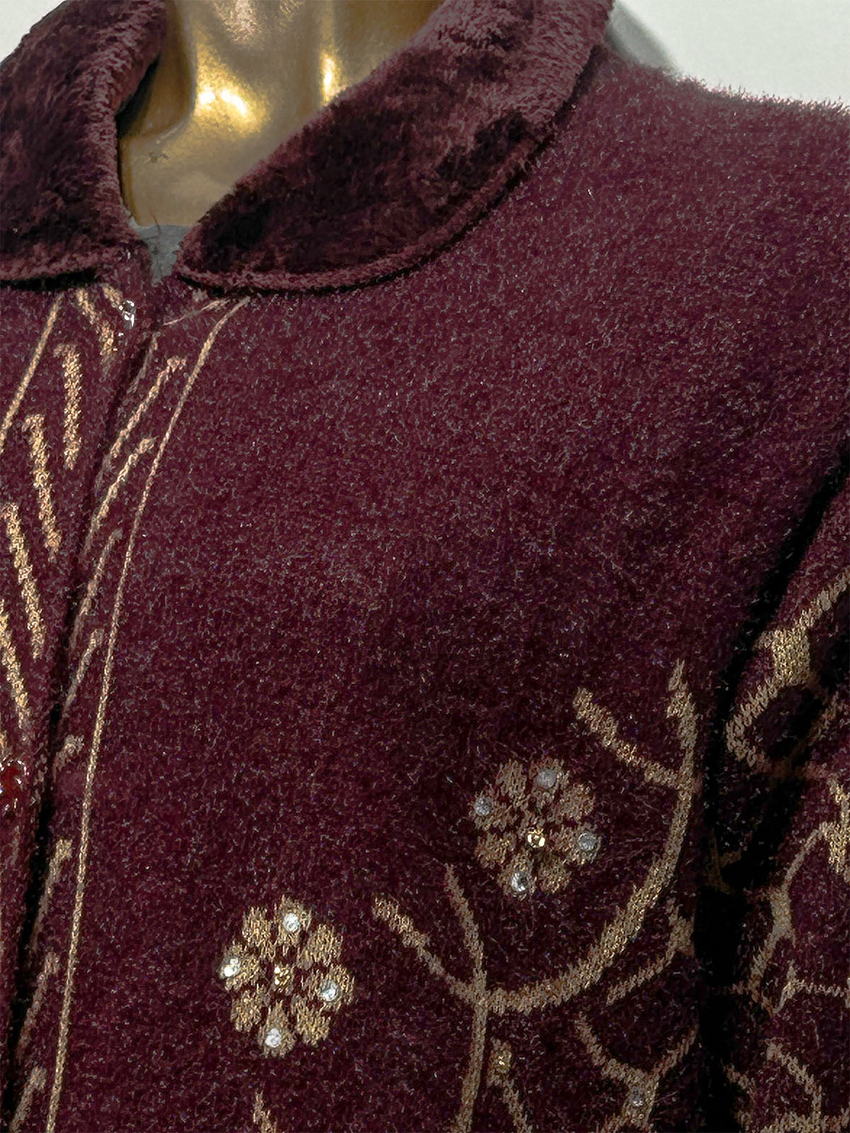 Maroon Full Sleeves Sweater For Women WSW119