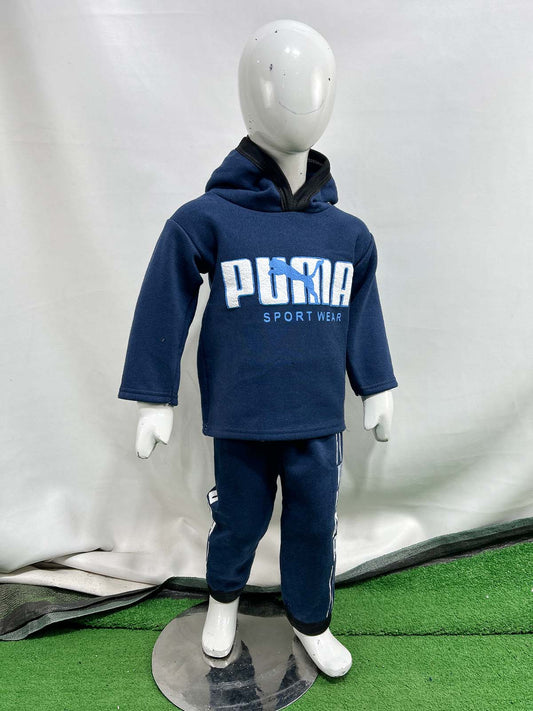 2Yr - 5Yrs Fleece PU Blue Suit For Kids SH BS547