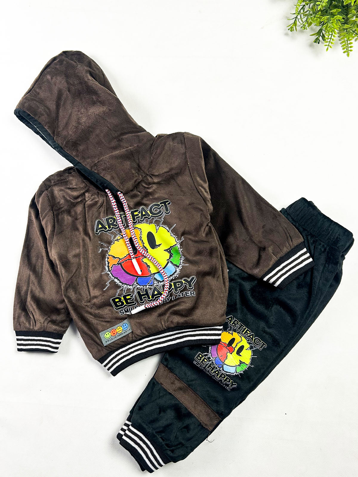 2Yrs - 5Yrs Brown Suit For Kids BS853