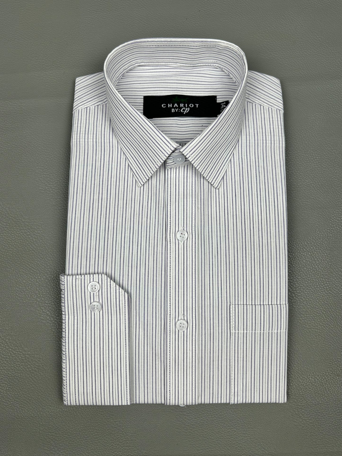 Purple Lines Formal Dress Shirt For Men MFS183