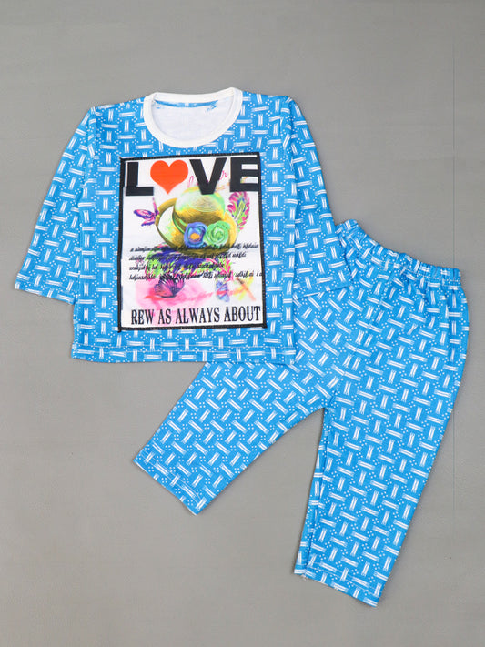 BS61 TG Kids Suit 1Yr - 4Yrs Love Blue