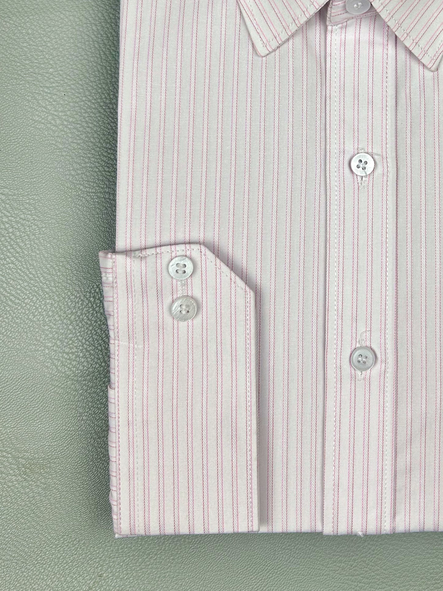 Pink Lines Formal Dress Shirt For Men MFS158