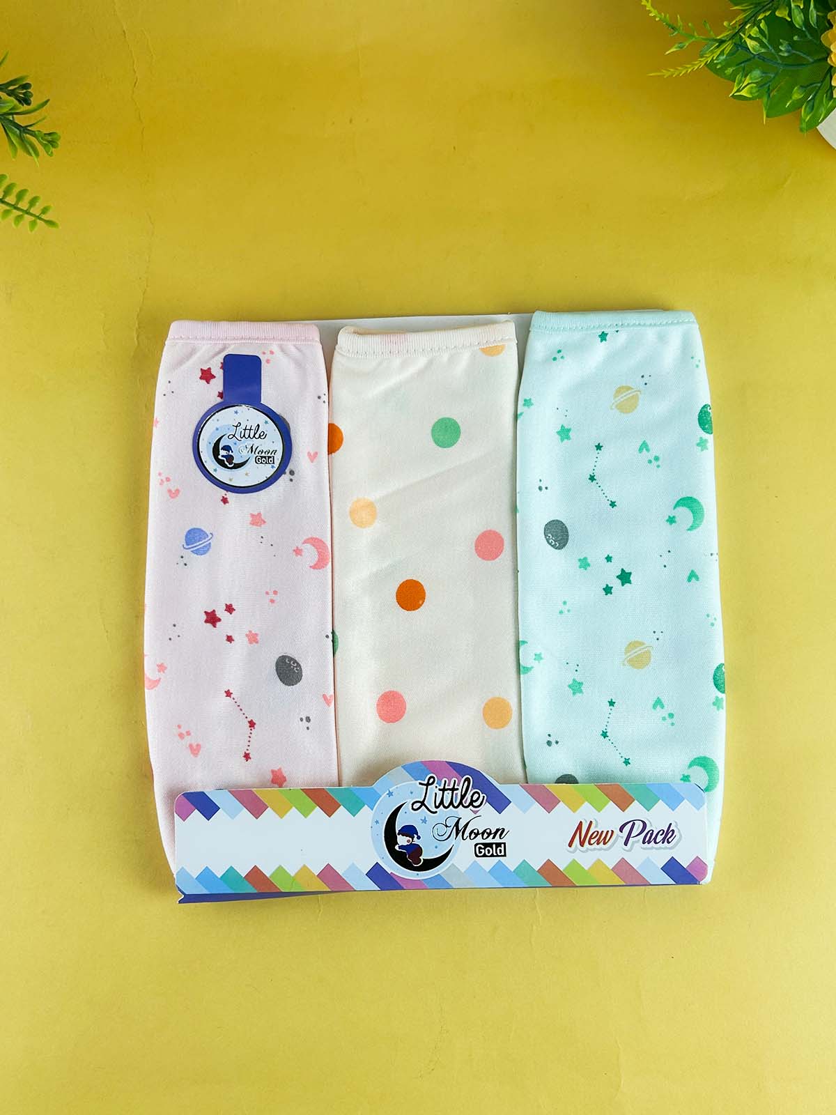 Pack Of 3 Face Towels/Napkins For Newborn D11