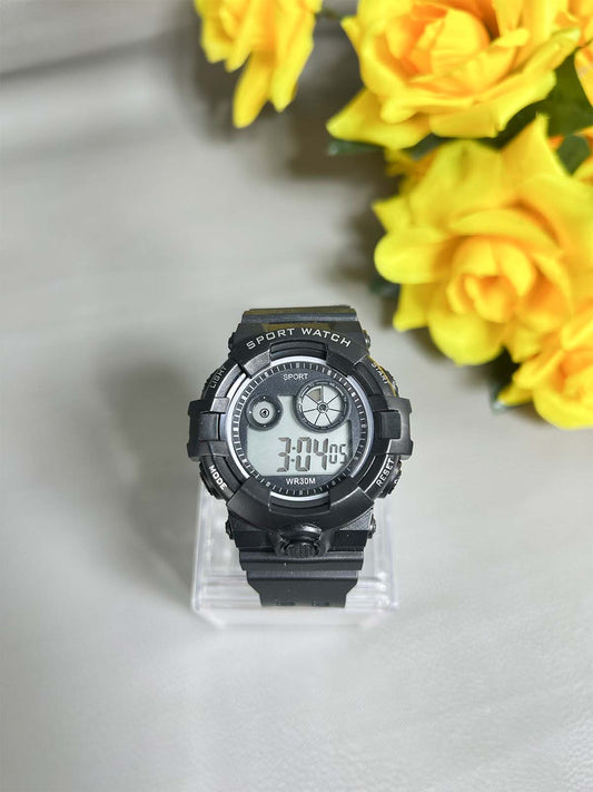Black Wrist Watch For Boys KWW84