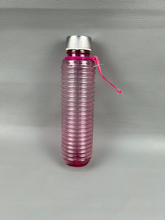 Pink Plastic Transparent Water Bottle WTB26