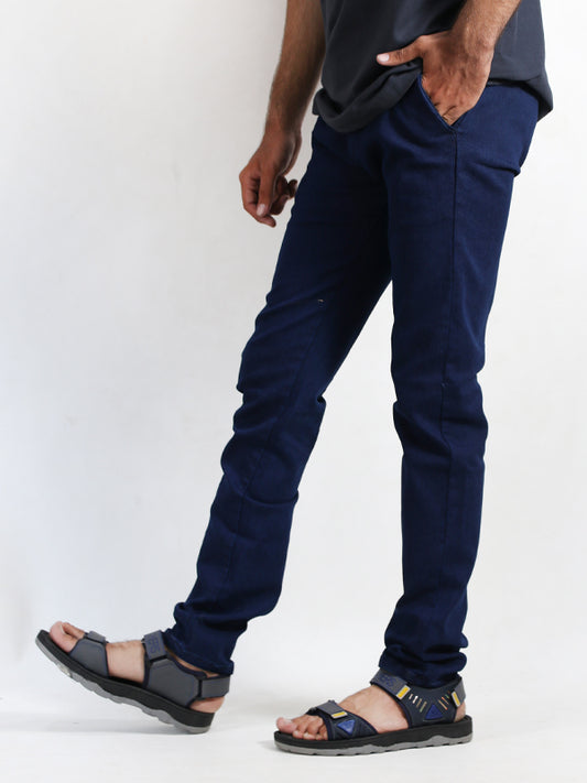 MDJ01 KN Men's Regular Fit Stretchable Denim Jeans Blue
